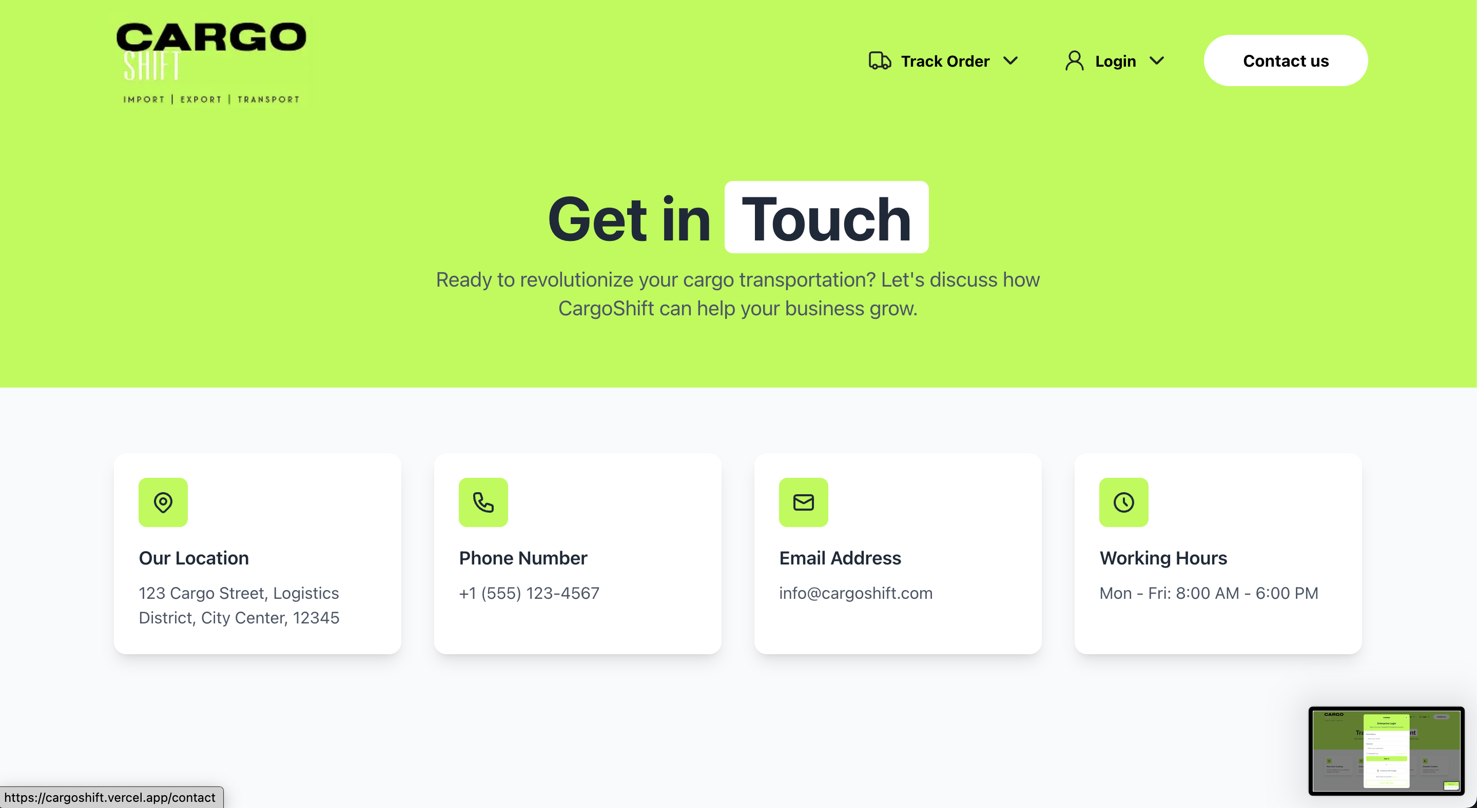 CargoShift - Logistics Platform — 6